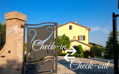 Check-in and check-out at the villa