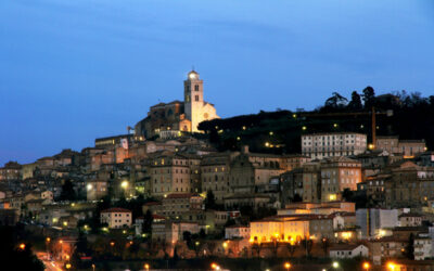The city of Fermo in Le Marche region